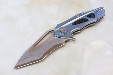 Dew Hara DH-130B "NOAH BLUE SKY" - japaneseknifedirect.mom