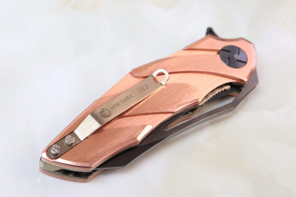 Dew Hara DH-180 "KISARAGI" 如月 COPPER - japaneseknifedirect.mom