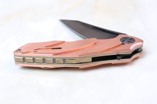 Dew Hara DH-180 "KISARAGI" 如月 COPPER - japaneseknifedirect.mom