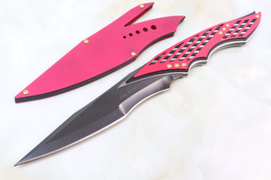 Dew Hara DH-240 "SAN"  Red Anodized Aluminum Handle - japaneseknifedirect.mom