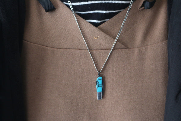 Fumio Inagaki FI-20 Miniature Jess Horn Lockback Folder with Necklace chain & Jewelry box - japaneseknifedirect.mom