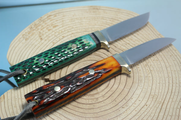 Fumio Inagaki FI-310 Cowry Utility Hunter, 2-3/4" Cowry-X Premium Powdered Hi-speed Tool steel Blade - japaneseknifedirect.mom