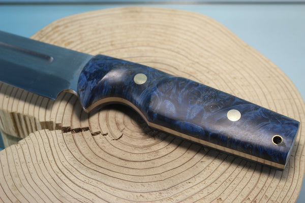 Fumio Inagaki FI-350 Bush Master, 6-1/2" ATS-34 Hamaguri-Ba Blade - japaneseknifedirect.mom