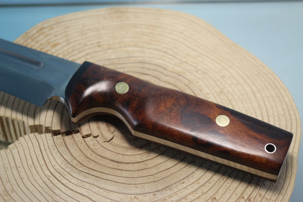 Fumio Inagaki FI-350 Bush Master, 6-1/2" ATS-34 Hamaguri-Ba Blade - japaneseknifedirect.mom