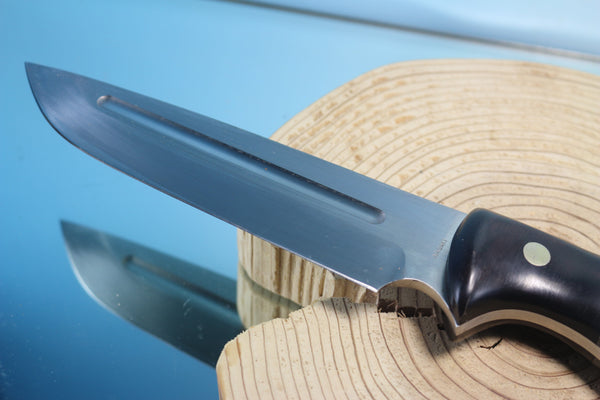 Fumio Inagaki FI-350 Bush Master, 6-1/2" ATS-34 Hamaguri-Ba Blade - japaneseknifedirect.mom