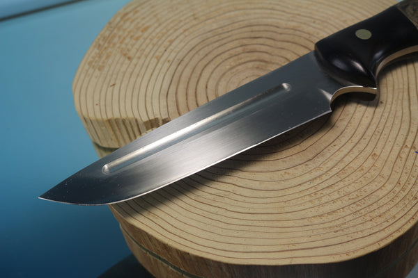 Fumio Inagaki FI-350 Bush Master, 6-1/2" ATS-34 Hamaguri-Ba Blade - japaneseknifedirect.mom