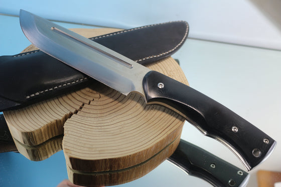 Fumio Inagaki FI-410 Bush Master II, 7-inch ATS-34 Hamaguri-Ba Blade - japaneseknifedirect.mom