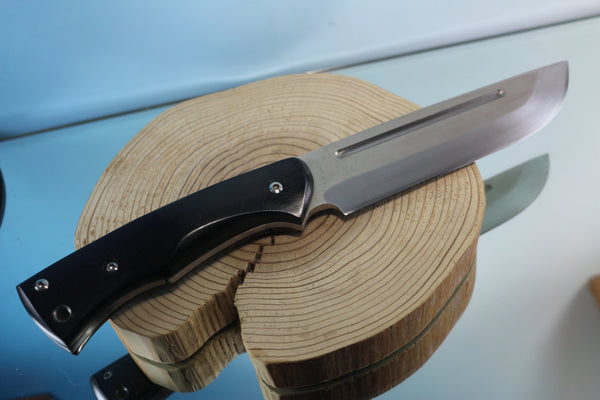 Fumio Inagaki FI-410 Bush Master II, 7-inch ATS-34 Hamaguri-Ba Blade - japaneseknifedirect.mom