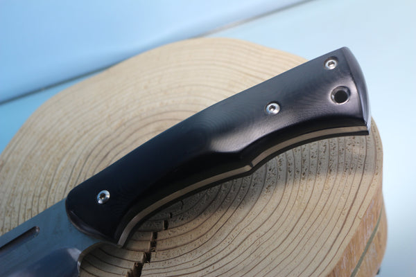 Fumio Inagaki FI-410 Bush Master II, 7-inch ATS-34 Hamaguri-Ba Blade - japaneseknifedirect.mom