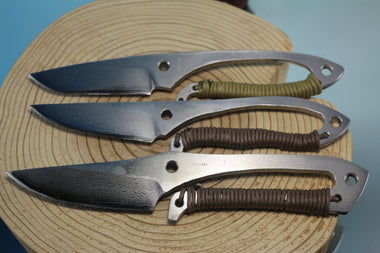 Fumio Inagaki FI-390 Skeleton Hunter, VG-10 Damascus Blade - japaneseknifedirect.mom