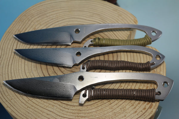 Fumio Inagaki FI-390 Skeleton Hunter, VG-10 Damascus Blade - japaneseknifedirect.mom
