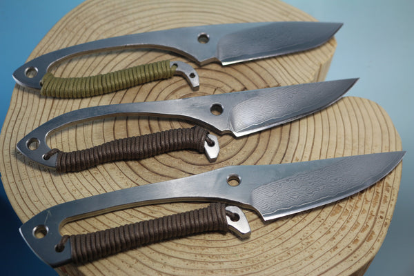 Fumio Inagaki FI-390 Skeleton Hunter, VG-10 Damascus Blade - japaneseknifedirect.mom