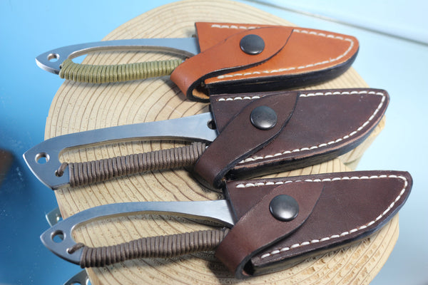 Fumio Inagaki FI-390 Skeleton Hunter, VG-10 Damascus Blade - japaneseknifedirect.mom