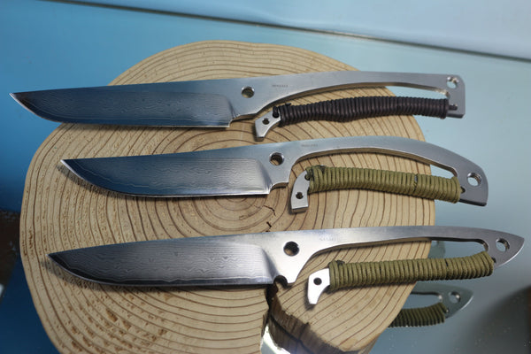 Fumio Inagaki FI-400 Skeleton Hunter, VG-10 Damascus Blade - japaneseknifedirect.mom