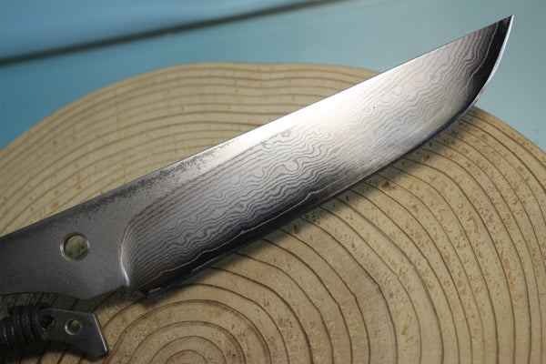 Fumio Inagaki FI-400 Skeleton Hunter, VG-10 Damascus Blade - japaneseknifedirect.mom