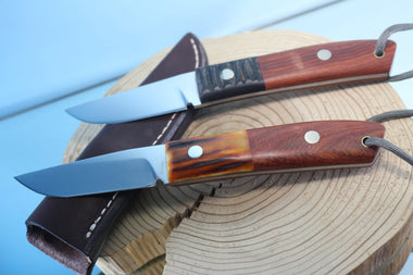 Fumio Inagaki FI-455 ZDP Drop point Hunter, 3-1/2" Hitachi ZDP-189 Premium Powdered steel Blade - japaneseknifedirect.mom