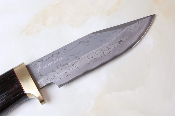 Fumio Inagaki & Tosa Blacksmith, Kosuke Muneishi Collaboration MIC-10 Custom Small Hunters - japaneseknifedirect.mom