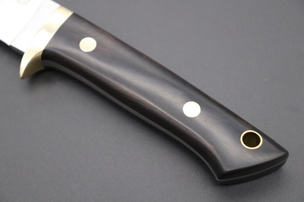 Hattori #300 Ebony Drop Point Hunter - japaneseknifedirect.mom