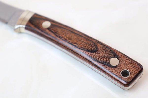 Hattori KD30-841 Cowry X Damascus Little Wild Hunters (Clip Point, Total 7 Kinds of Unique Handle Variation)