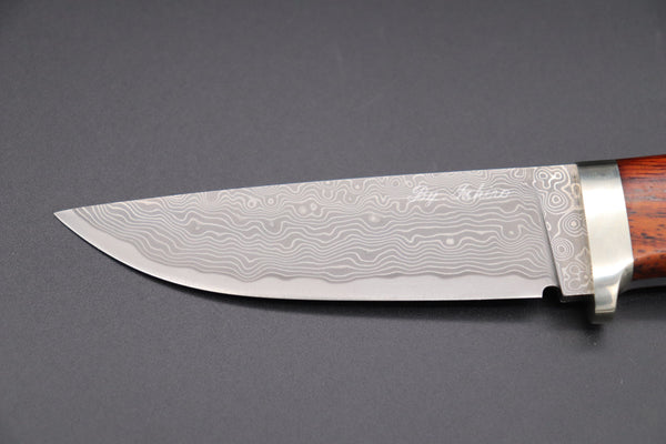 Hattori KD30-HT70CF Cowry X Damascus Urbane Hunters (Cocobolo Wood Handle)