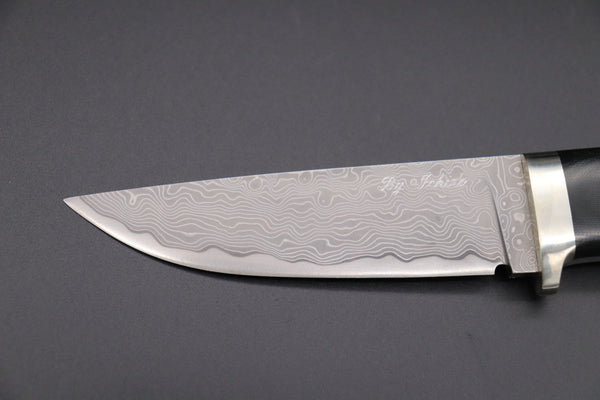 Hattori KD30-HT70MF Cowry X Damascus Urbane Hunters (Linen Micarta Handle)