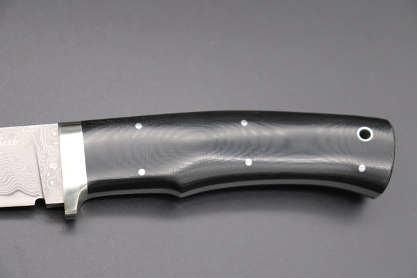 Hattori KD30-HT70MF Cowry X Damascus Urbane Hunters (Linen Micarta Handle)