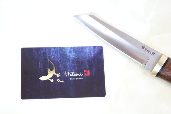 Hattori 傘 SAN-GECKO Limited Edition GECKO-05X Classic Tanto (Desert Ironwood Handle)