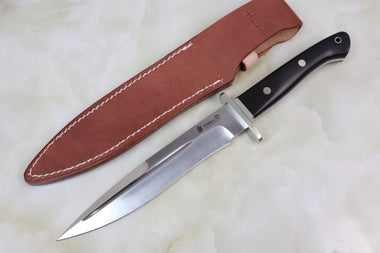 Hattori 傘 SAN-GECKO Limited Edition GECKO-10 Premium Big Fighter (African Ebonywood Handle) - japaneseknifedirect.mom