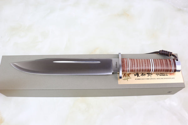 Hattori 傘 SAN-GECKO Limited Edition GECKO-13 Brown Bowie Hunter (Convex Ground)