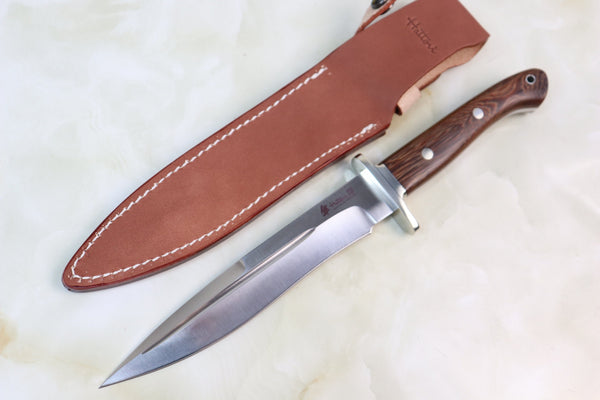 Hattori 傘 SAN-GECKO Limited Edition GECKO-16 Premium Big Fighter (Tagayasan Wood Handle) - japaneseknifedirect.mom