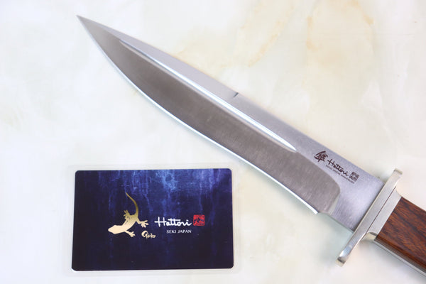 Hattori 傘 SAN-GECKO Limited Edition GECKO-17 Premium Big Fighter (Desert Ironwood Handle with Black Spacer)