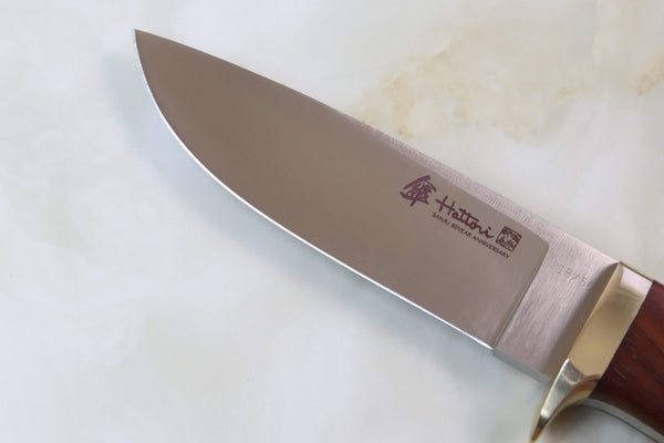 Hattori 傘 SAN Limited Edition SAN-21 Cocobolo Drop Point Hunter - japaneseknifedirect.mom