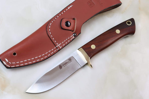 Hattori 傘 SAN Limited Edition SAN-21 Cocobolo Drop Point Hunter - japaneseknifedirect.mom
