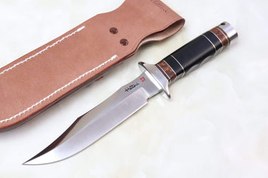 Hattori 傘 SAN Limited Edition SAN-27 S.O.G. Bowie Knife, “Hattori Black Edition” - japaneseknifedirect.mom