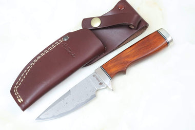 Hattori 傘 SAN Limited Edition SAN-36 "HD Damascus Hunter II" - japaneseknifedirect.mom