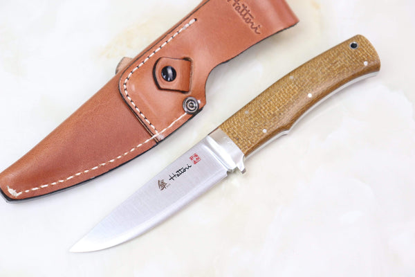 Hattori 傘 SAN Limited Edition SAN-42 Urbane Hunters (Jute Micarta Handle)