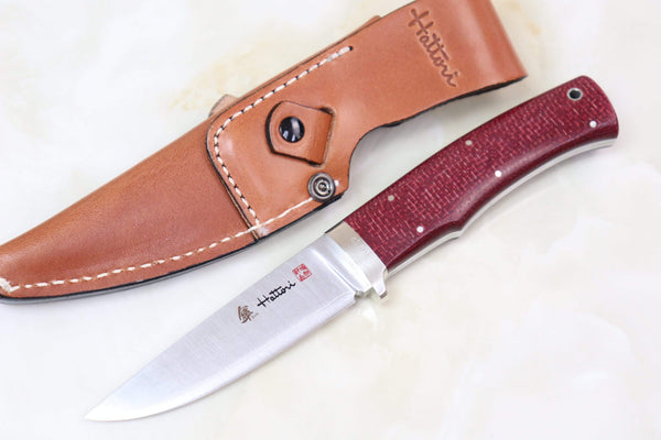 Hattori 傘 SAN Limited Edition SAN-42 Urbane Hunters (Jute Micarta Handle)