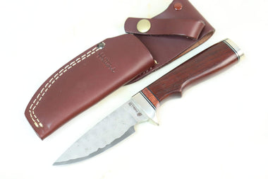 Hattori 傘 SAN Limited Edition SAN-43 "HD Damascus Hunter III" - japaneseknifedirect.mom