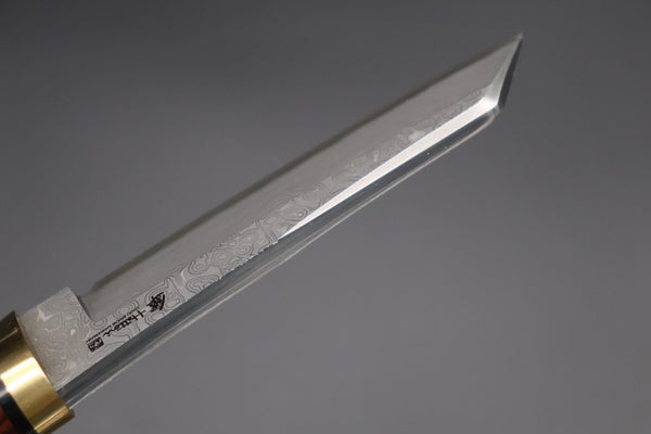 Hattori 傘 SAN Limited Edition SAN-58A "Cowry X Damascus Classic Tanto"