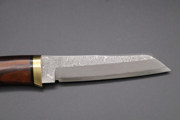 Hattori 傘 SAN Limited Edition SAN-58A "Cowry X Damascus Classic Tanto"