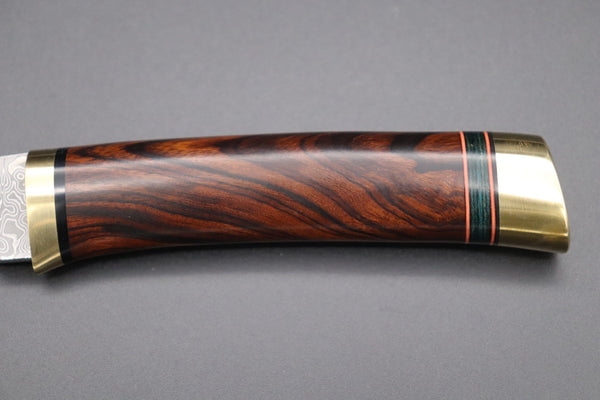 Hattori 傘 SAN Limited Edition SAN-58A "Cowry X Damascus Classic Tanto"