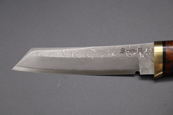 Hattori 傘 SAN Limited Edition SAN-58B "Cowry X Damascus Classic Tanto"