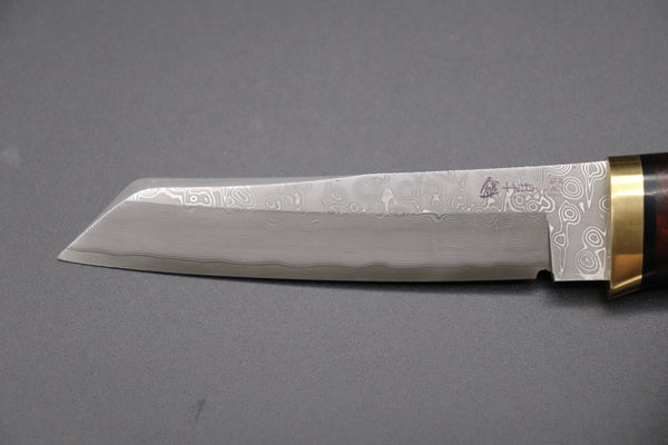 Hattori 傘 SAN Limited Edition SAN-58C "Cowry X Damascus Classic Tanto"