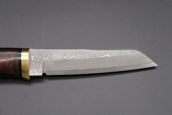 Hattori 傘 SAN Limited Edition SAN-58C "Cowry X Damascus Classic Tanto"