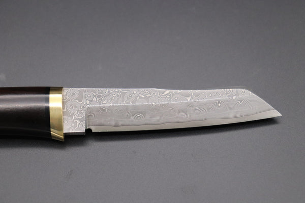 Hattori 傘 SAN Limited Edition SAN-59B "Cowry X Damascus Classic Tanto"