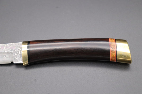 Hattori 傘 SAN Limited Edition SAN-59B "Cowry X Damascus Classic Tanto"