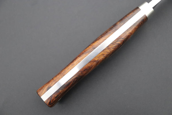 Hattori 傘 SAN Limited Edition SAN-63C Cowry-X Damascus Urbane Hunter "Custom Desert Ironwood Handle"