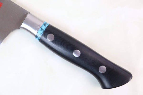 Hattori Gyuto Hattori "The Universe Series EARTH" SG-II San-Mai Special USG-1T Gyuto 210mm (Turquoise)