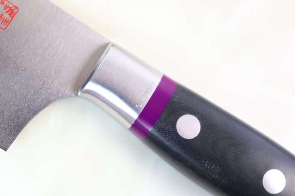 Hattori Gyuto Hattori "The Universe Series URANUS" SG-II San-Mai Special USG-1SM Gyuto 210mm (Purple Sugilite Malachite)