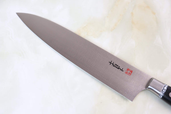 Hattori Gyuto Hattori "The Universe Series WHITE DWARF" SG-II San-Mai Special USG-1WT Gyuto 210mm (White Turquoise)